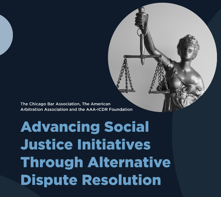 Webinar: Advancing Social Justice Initiatives Through Alternative Dispute Resolution