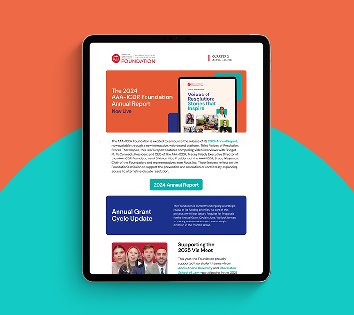 AAA-ICDR Foundation Q2 Newsletter